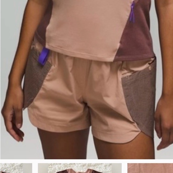 NWT Lululemon hiking shorts size 12 - Picture 2 of 6